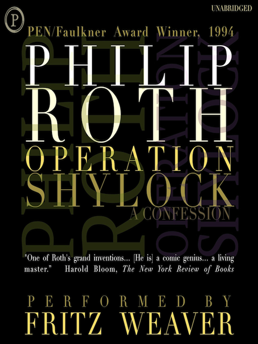 Title details for Operation Shylock by Philip Roth - Available